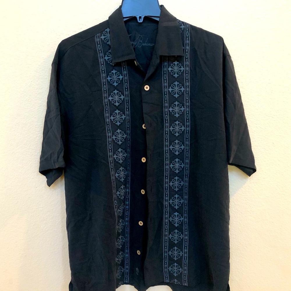 Tommy Bahama 100% Silk Button Down